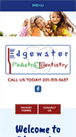 Mobile Screenshot of edgewaterpediatricdentistry.com
